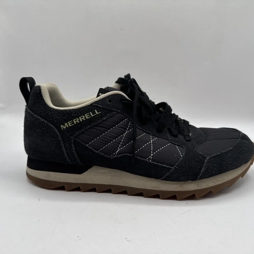 Merrell Alpine‎ Black Suede Womens 6 Trail Hiking Shoes Sneaker J95376